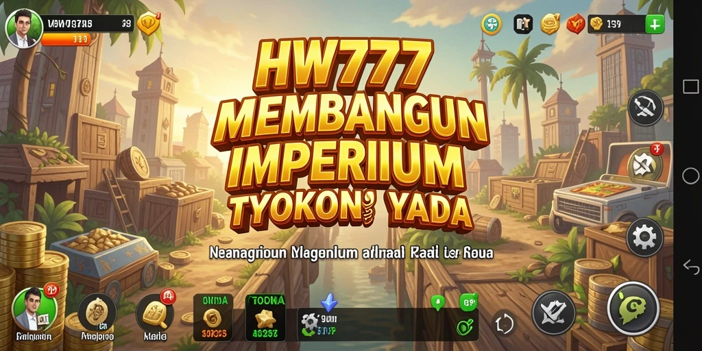 Screenshot utama HW777 menampilkan gameplay Tycoon yang seru dan strategis.